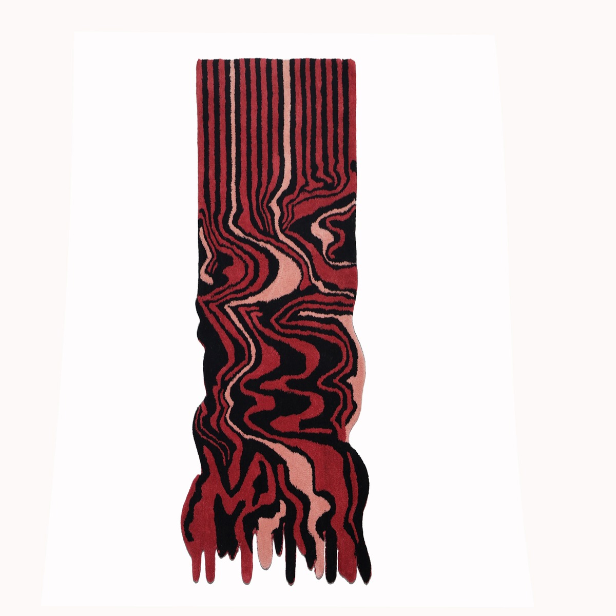 Melting Red Wool Carpet For Living Room - Image 2
