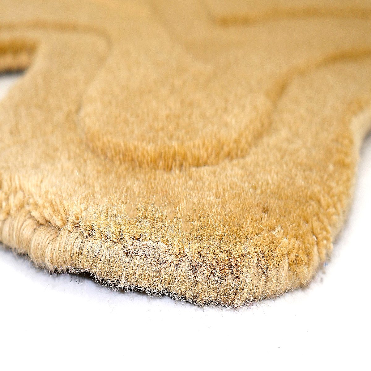 Irregular Hand Tufted Wool Rug - Image 3